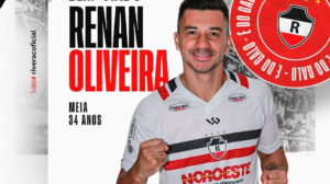 Renan Oliveira foi anunciado pelo River-PI - Crédito: 