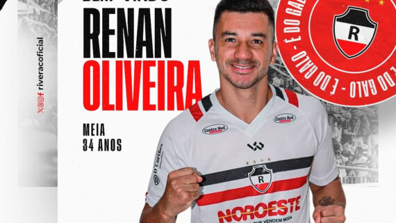 Renan Oliveira foi anunciado pelo River-PI (foto: Reprodução)