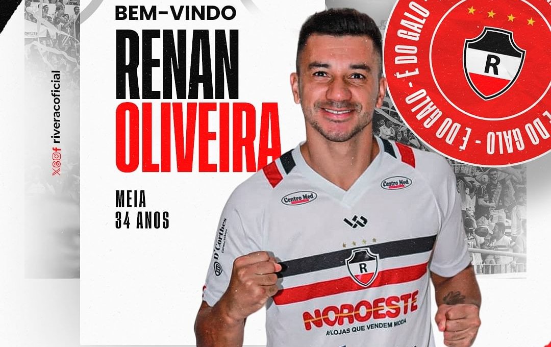 Renan Oliveira foi anunciado pelo River-PI (foto: Reprodução)