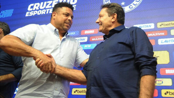 Ronaldo e Pedrinho (foto: Alexandre Guzanshe/EM D.A Press)
