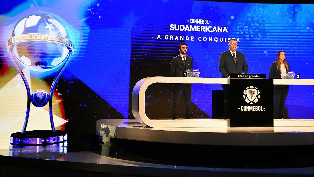 Conmebol sorteou oitavas de final da Copa Sul-Americana (foto: ORBERTO DUARTE/POOL/AFP)