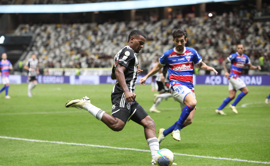 Atlético registrou pior público da Arena MRV em jogo contra o Fortaleza - (foto: Edésio Ferreira/EM/D.A Press)