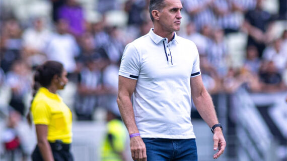 Vagner Mancini ficou no comando do Ceará de agosto de 2023 a junho de 2024 (foto: Felipe Santos/Ceará SC)