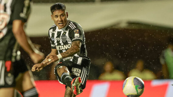 Zaracho, meio-campista do Atlético (foto: Pedro Souza/Atlético)