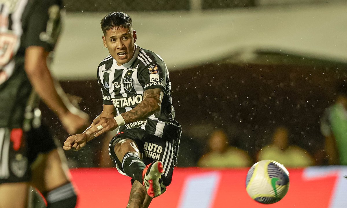Zaracho, meio-campista do Atlético (foto: Pedro Souza/Atlético)
