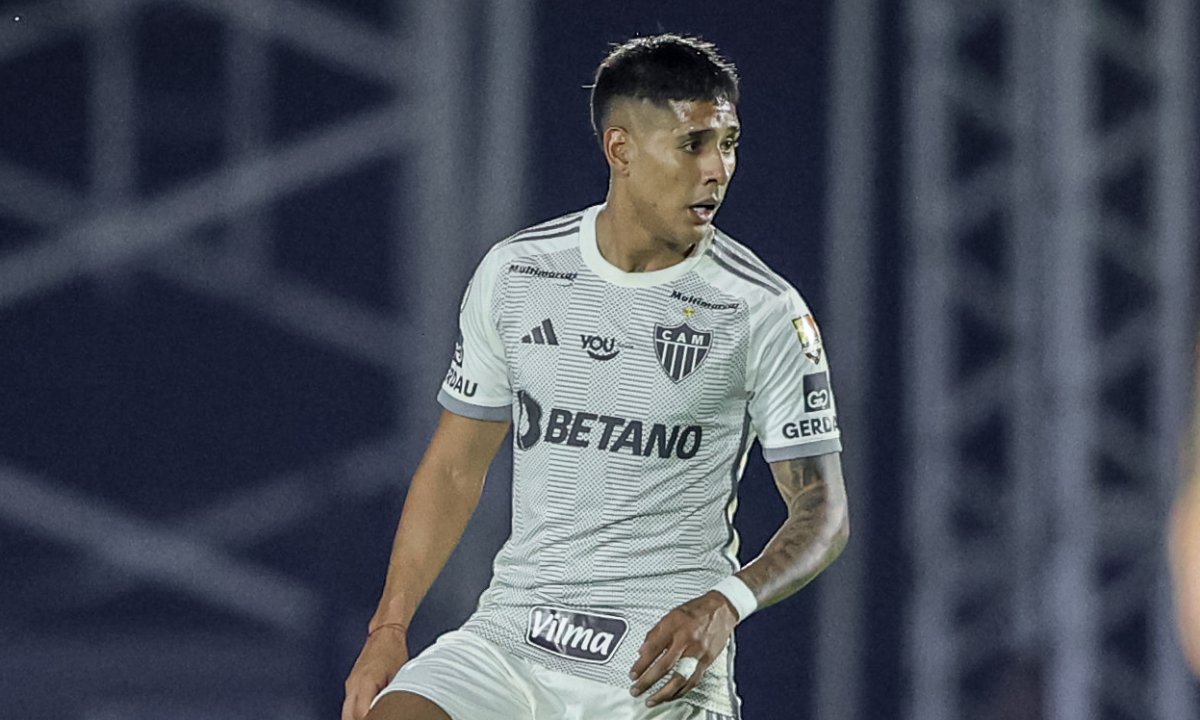 Zaracho em RB Bragantino 1 x 2 Atlético (foto: Pedro Souza/Atlético)