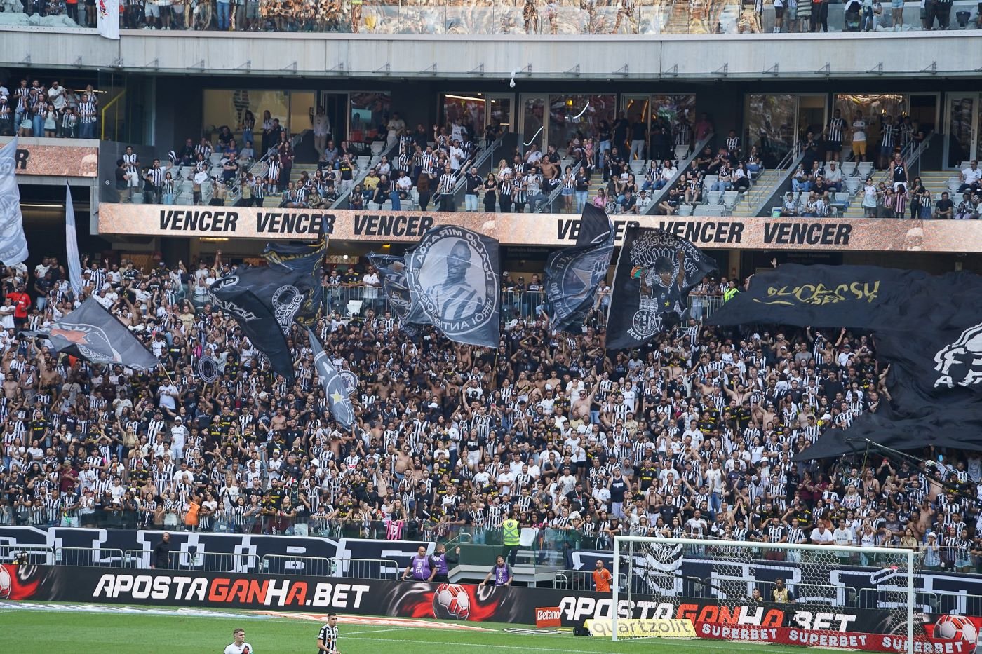 Torcida do Atlético no último jogo, diante do Vasco (foto: Pedro Click / Atlético)