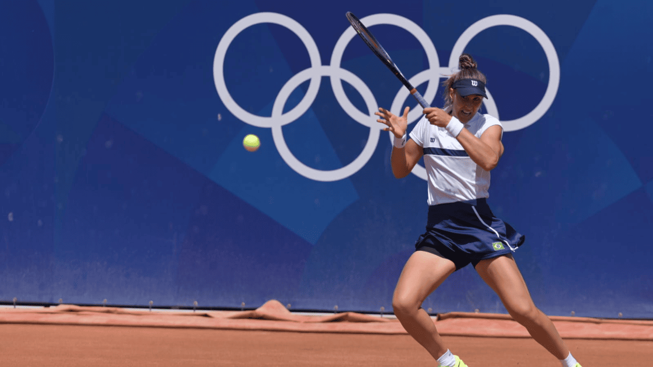 Tenistas Bia Haddad e Luisa Stefani (foto: Leandro Couri/EM D.A Press)