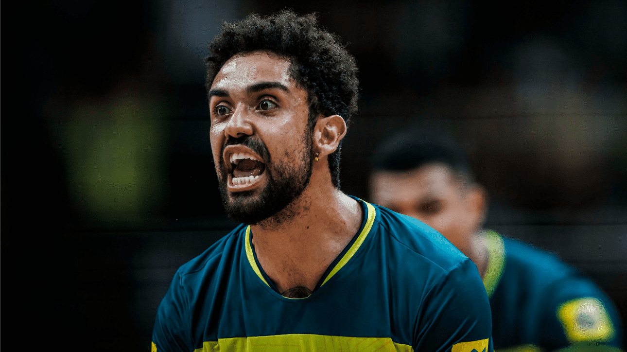 Cachopa, levantador da Seleção Brasileira e do Monza (foto: Divulgação/FIVB)