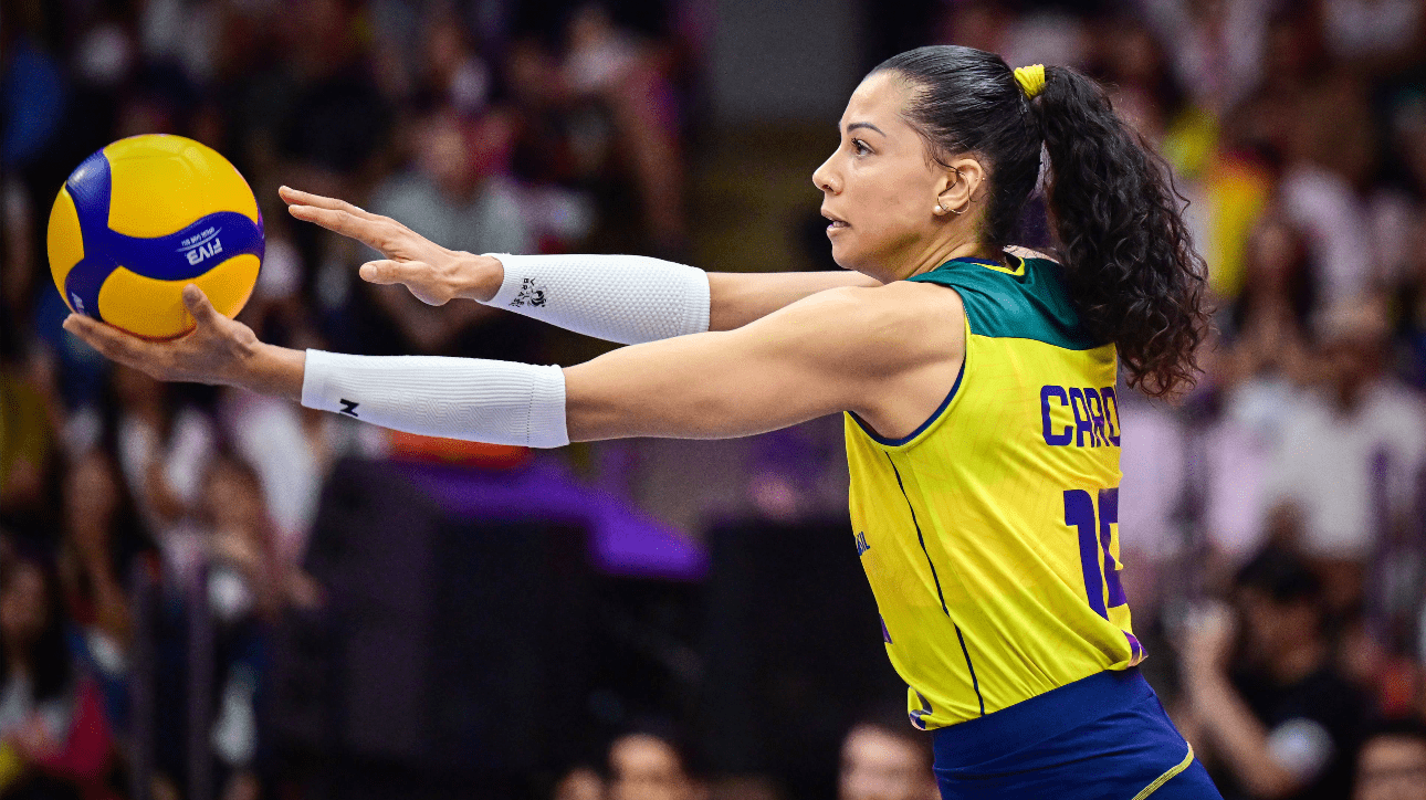 Carol, central da Seleção Brasileira e do Scandicci (foto: Divulgação/FIVB)