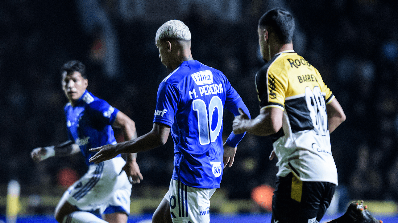 Matheus Pereira, meio-campista do Cruzeiro (foto: Gustavo Aleixo/Cruzeiro)