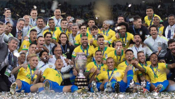 Elenco da Seleção Brasileira na Copa América de 2019 (foto: Reprodução Instagram de Allan)