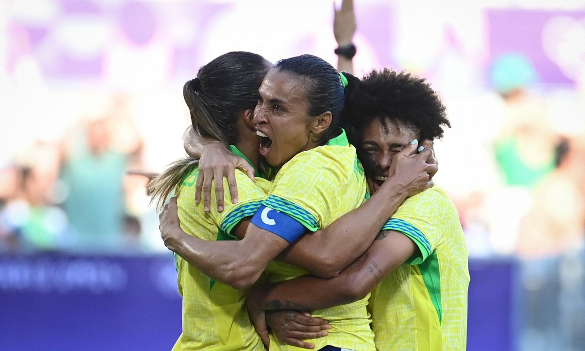 Seleção Brasileira na Olimpíada de Paris (foto: AFP)