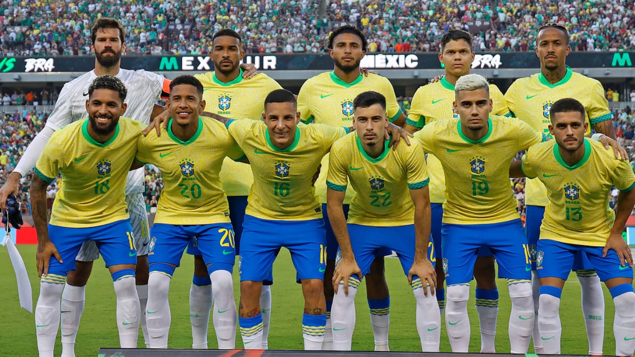 Elenco da Seleção Brasileira (foto: Rafael Ribeiro/CBF)