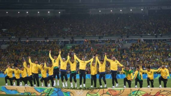 Elenco da Seleção Brasileira no Rio 2016 (foto: Lucas Figueiredo/CBF)