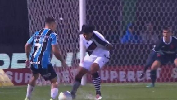 Grêmio e Vasco (foto: Reprodução / Premiere)