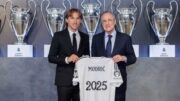 Luka Modric e Florentino Pérez (foto: - Foto: Pedro Castillo/Real Madrid)