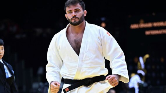 Rafael Macedo, judoca brasileiro (foto: AFP)