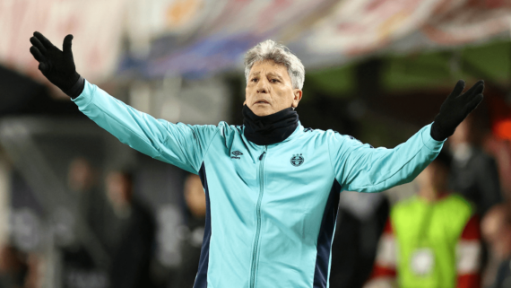 Renato Gaúcho, técnico do Grêmio (foto: Alejandro Pagni/AFP)