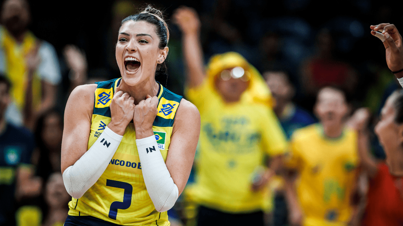 Rosamaria, oposta da Seleção Brasileira e do Denso Airybees, do Japão (foto: Divulgação/FIVB)