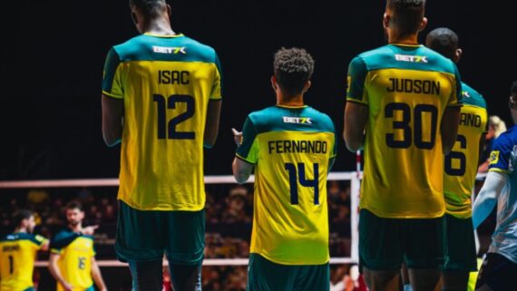 Seleção Brasileira Masculina de Vôlei (foto: Nicolas Meyer/CBV)