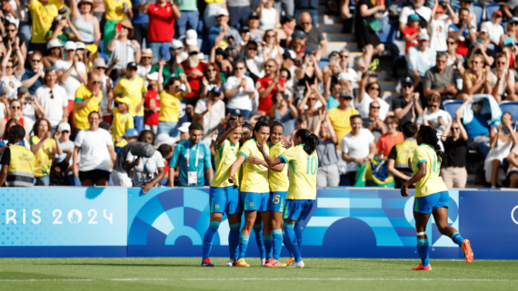Marta, meia-atacante da Seleção Brasileira Feminina de Futebol, em Paris 2024 (foto: Rafael Ribeiro/CBF)