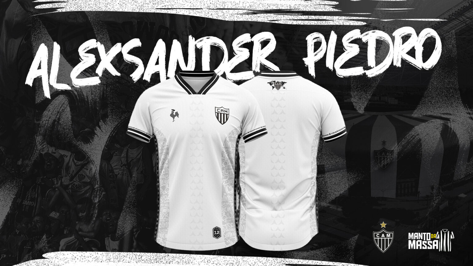 O Manto da Massa de Alexsander Piedro - (foto: Reprodução/Atlético)