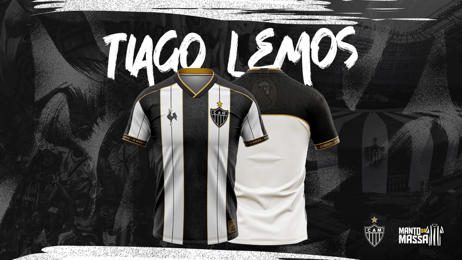 O Manto da Massa de Tiago Lemos - (foto: Reprodução/Atlético)