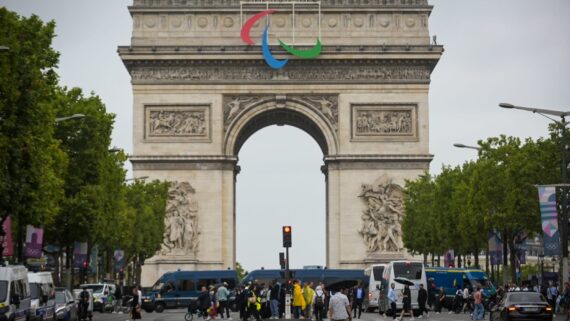 Abertura da Olimpíada de Paris (foto: Leandro Couri/EM/D.A Press)