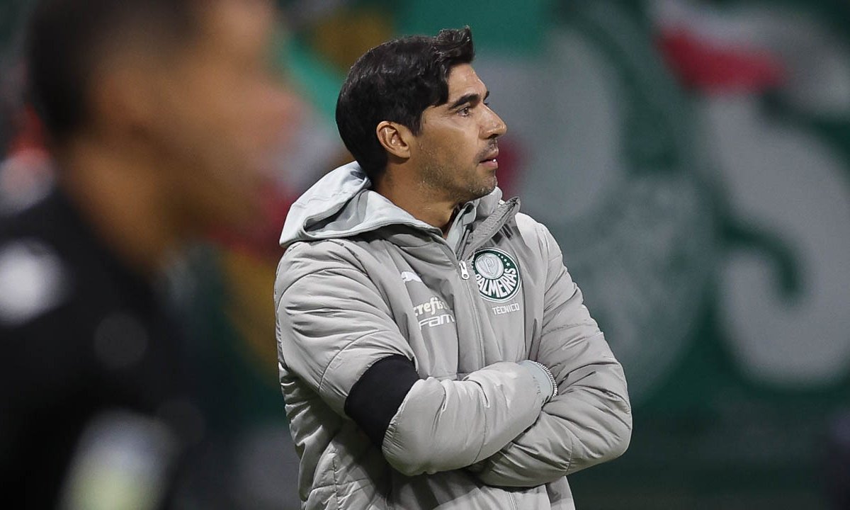 Abel Ferreira em Palmeiras x Corinthians (foto: Cesar Greco/Palmeiras/by Canon)