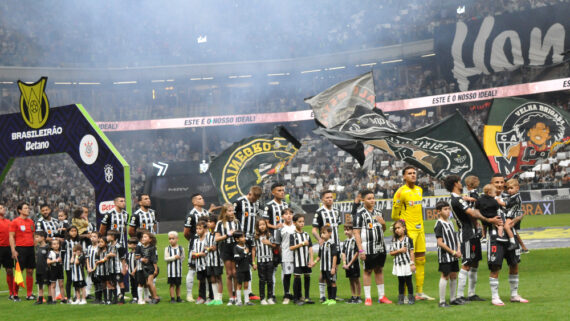 Atlético contou com recorde de público na Arena MRV contra o Corinthians (foto: Gladyston Rodrigues/EM/DA.Press)