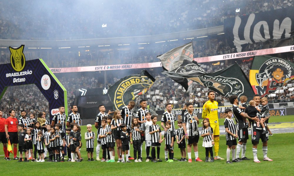 Atlético contou com recorde de público na Arena MRV contra o Corinthians (foto: Gladyston Rodrigues/EM/DA.Press)