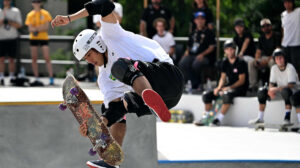 Augusto Akio irá representar o Brasil no skate durante a Olimpíada de Paris  - Crédito: 