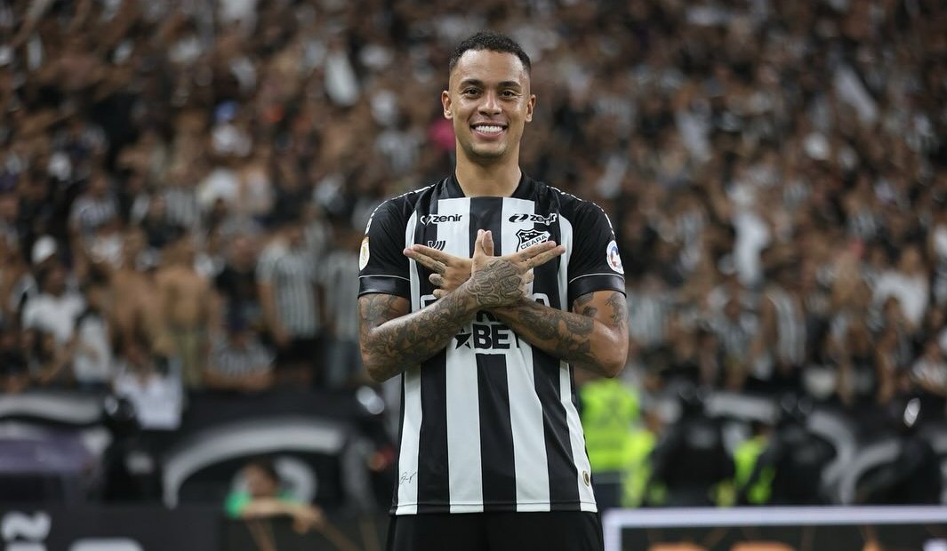 Bruninho em jogo pelo Ceará (foto: Reprodução/Redes sociais)