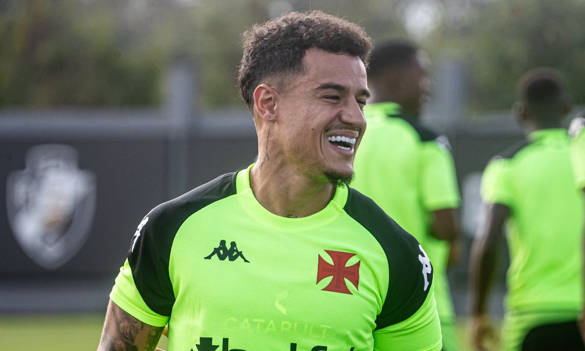 Coutinho pode estrear pelo Vasco contra o Atlético (foto: Leandro Amorim/Vasco)