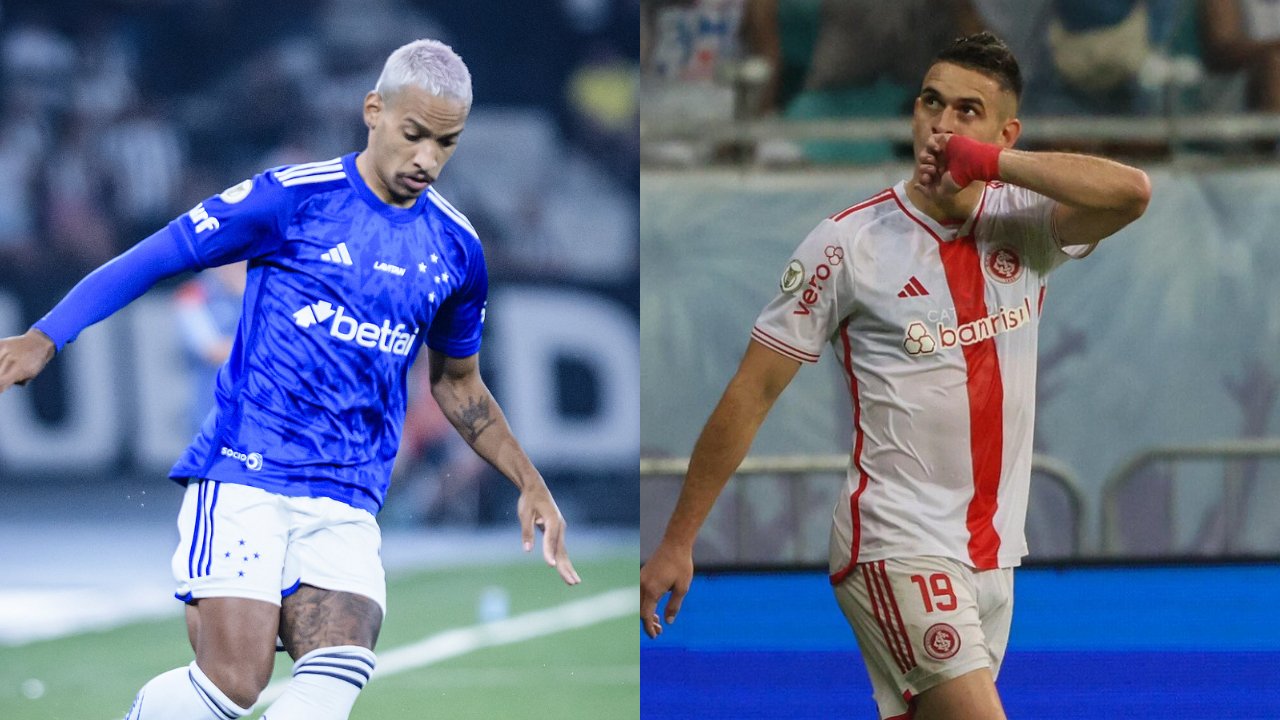 Cruzeiro x Internacional (foto: Gustavo Aleixo/Cruzeiro e Ricardo Duarte/Internacional)