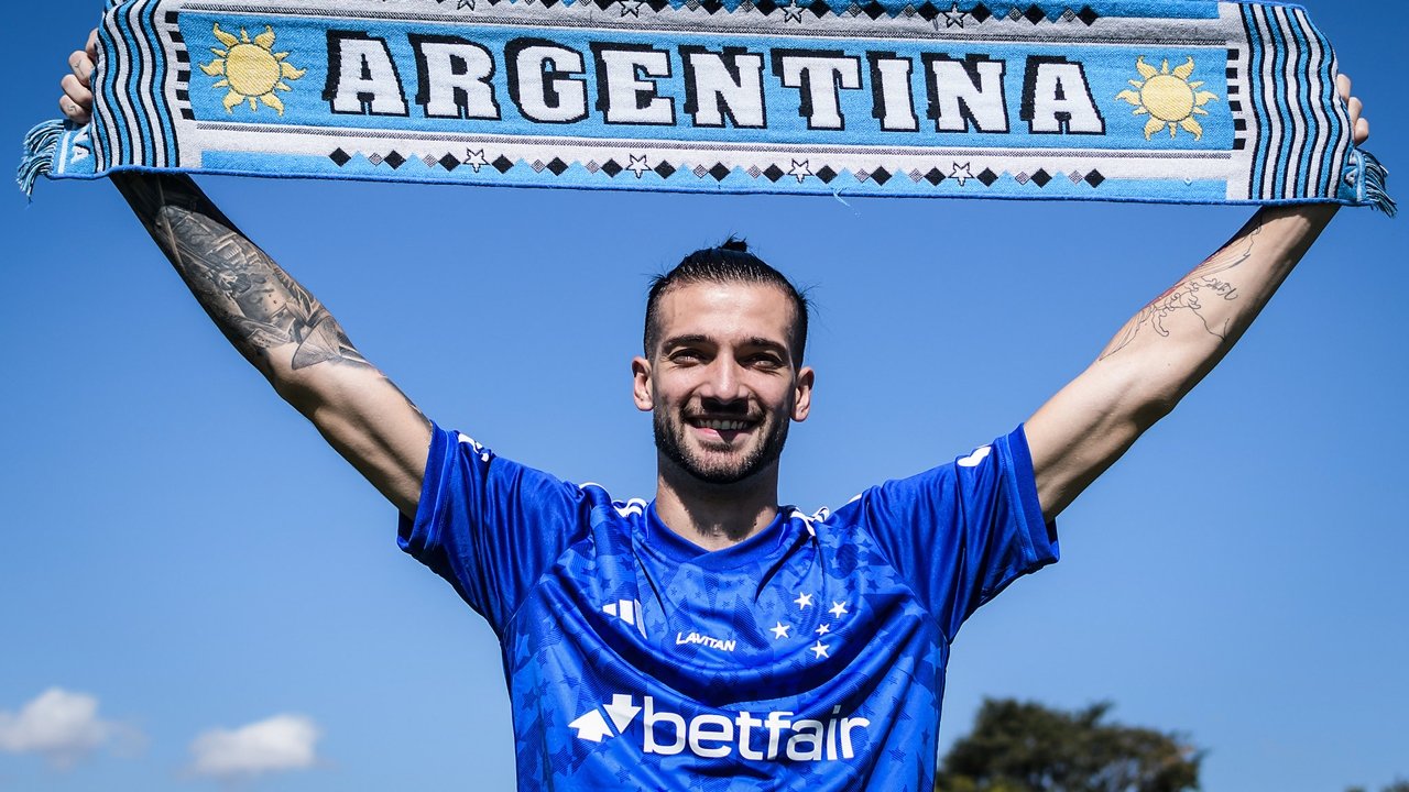 Lautaro Díaz, atacante do Cruzeiro (foto: Gustavo Aleixo/Cruzeiro)