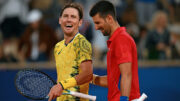 Djokovic levou apenas 48 minutos para derrotar Ebden (foto: PATRICIA DE MELO MOREIRA / AFP)