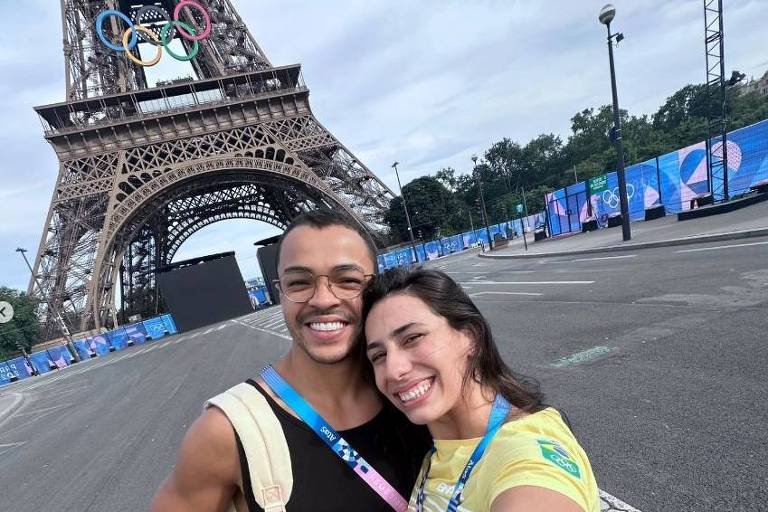 Gabriel Santos e Ana Carolina Vieira (foto: Reprodução/Instagram)