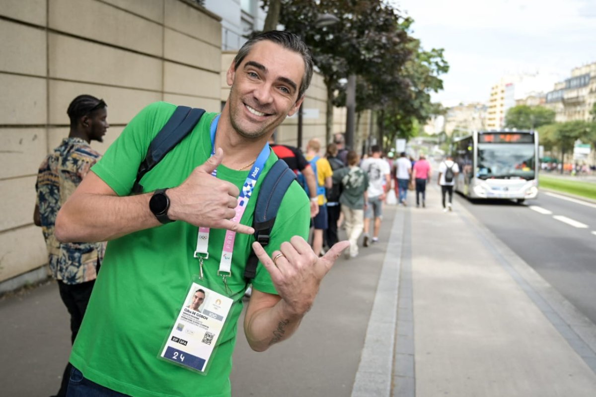 Gabi posa para foto em Paris (foto: Leandro Couri/EM/D.A Press)