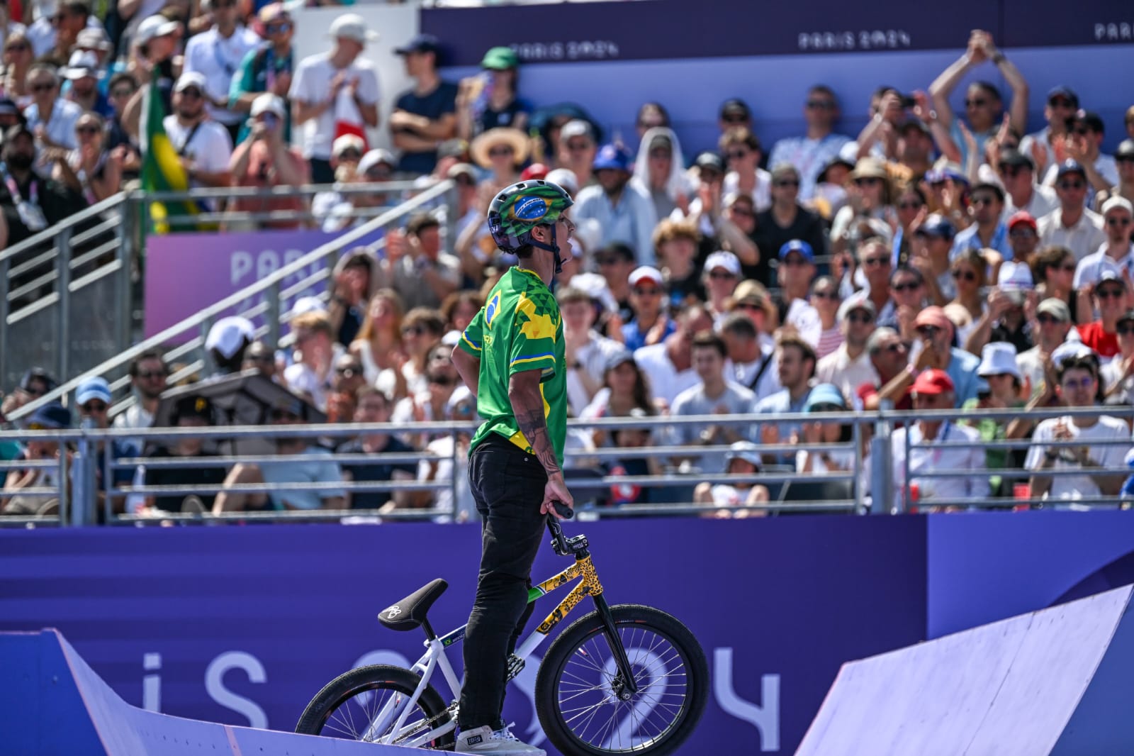 Gustavo Bala Loka foi o primeiro brasileiro a chegar na final do Ciclismo BMX nos Jogos Olímpicos
