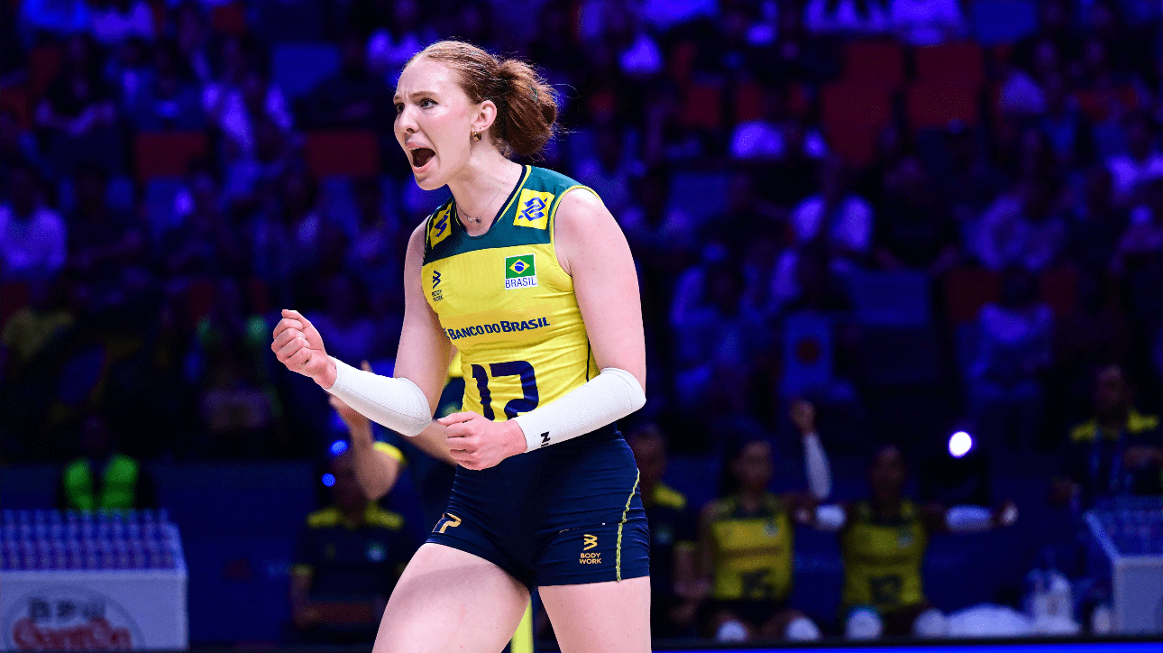 Júlia Bergmann, ponteira da Seleção Brasileira e do THY (foto: Divulgação/FIVB)