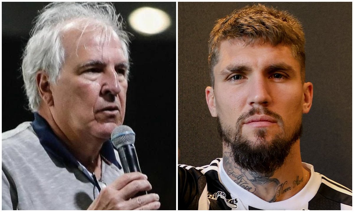 Rubens Menin elogiou muito Lyanco, novo zagueiro do Atlético (foto: Bruno Cantini/Atlético e Divulgação/Atlético)