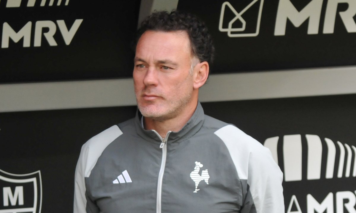 Milito em jogo do Atlético na Arena MRV (foto: Gladyston Rodrigues/EM/D.A. Press)