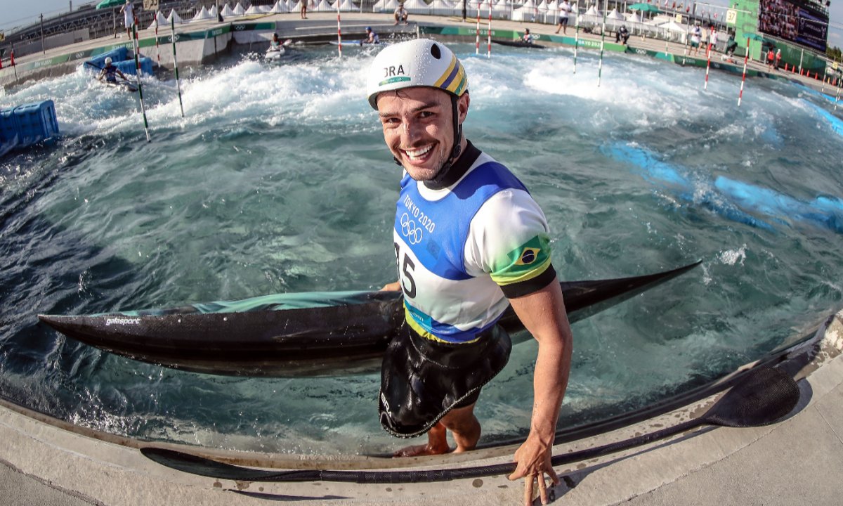 Pepê Gonçalves vai representar o Brasil na Olimpíada de Paris (foto: Gaspar Nóbrega/COB)