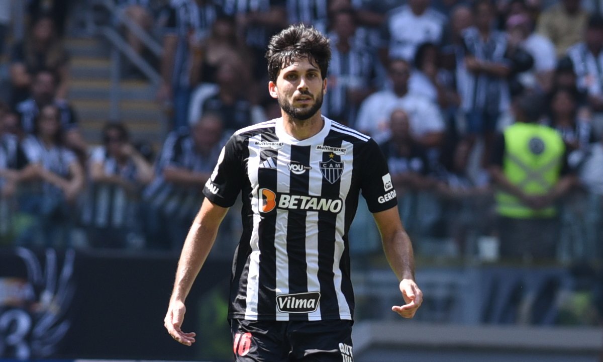 Rabello em jogo pelo Atlético na Arena MRV (foto: Gladyston Rodrigues/EM/DA.Press)