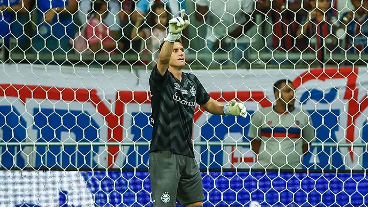 Rafael Cabral, goleiro do Grêmio (foto: Lucas Uebel/Grêmio)