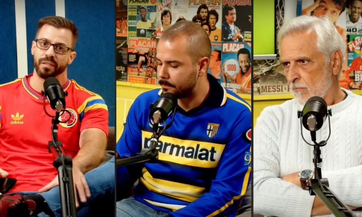 Jornalistas Felippe Facincani e Felippe Sormani (foto: Reprodução/PlacarTV)