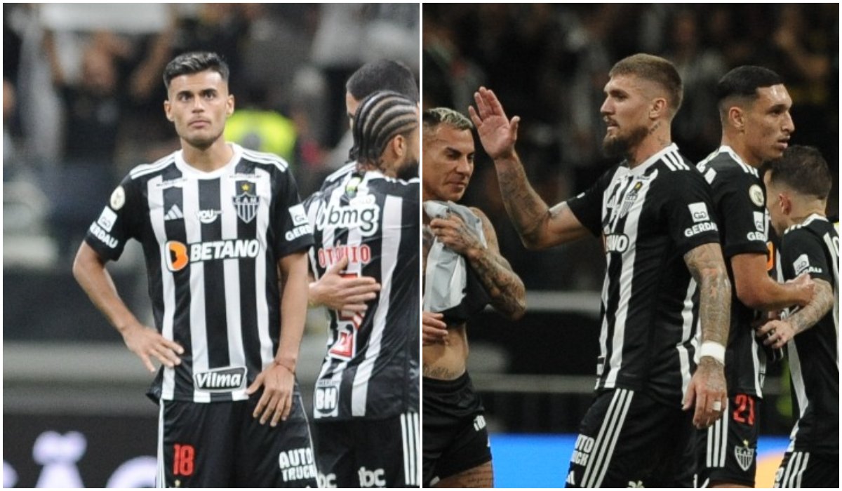 Fausto Vera e Lyanco fizeram estreias com a camisa do Atlético (foto: Montagem com imagens de Alexandre Guzanshe/EM/D.A Press)