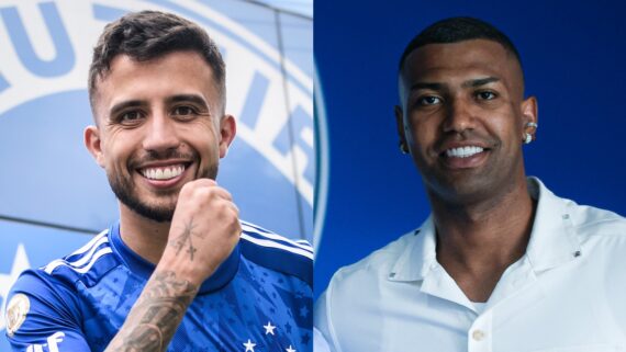 Matheus Henrique e Walace, reforços do Cruzeiro (foto: Gustavo Aleixo e Gustavo Martins/Cruzeiro)